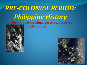 Pre-Colonial Philippines: History, Culture, and Society