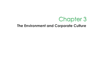 Environment & Corporate Culture Presentation