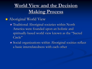 World View and the Decision Making Process