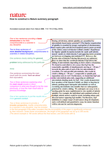 Nature Summary Paragraph Guide: Structure & Examples