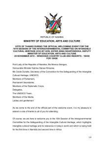 ministry of education, arts and culture