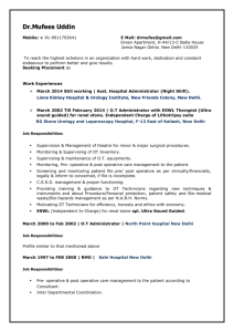 DR MUFEES UDDIN - Rockland Hospital