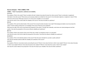 Source Analysis: COMAC PUR Guide