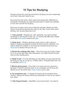 15 Study Tips: Improve Your Learning & Exam Performance