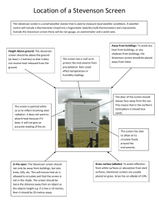 Stevenson Screen Location Guide: Weather Station Setup