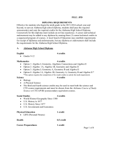 JFD - Diploma Requirements - approved 7.1.13