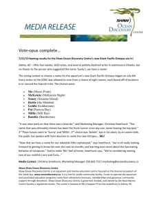 Voteopus Naming Results - Shaw Ocean Discovery Centre
