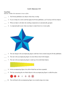 Illustrator CS5: Pathfinder, Blends, and Clipping Masks Worksheet