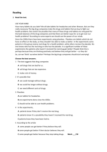 Reading Comprehension Exercises: Drug Companies & Environment