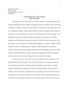 Mona Lisa Smile: Feminist Film Theory Analysis
