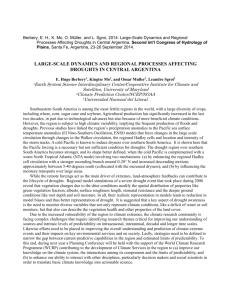 large-scale dynamics and regional processes affecting droughts in