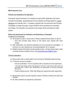 MS Proteomics Guidelines