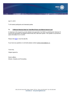 2015 Q1 Wind Data Request