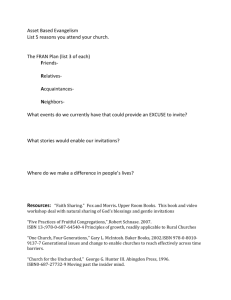 FRAN Plan Worksheet - Okumcministries.org