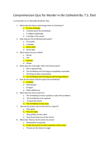 Murder in the Cathedral Quiz: T.S. Eliot Comprehension