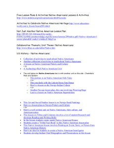 Native American Lesson Plans & Activities