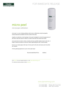 micro peel - Danne M. King