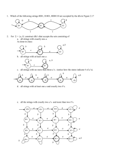DFA Exercises: Automata Theory & Formal Languages