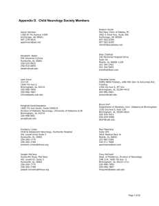 Child Neurology Society Membership Directory