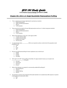 BIO 150 Study Guide