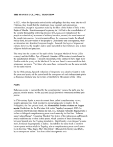 Spanish Colonial Literature in the Philippines
