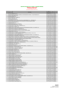 Relación de Empresas Acreditadas en el REMYPE