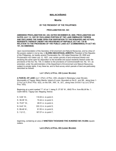 523 - Land Administration and Management Project 2