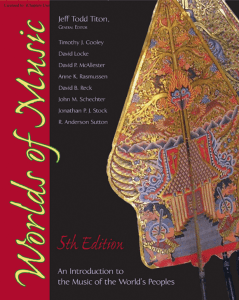 Worlds of Music: An Introduction to World Music