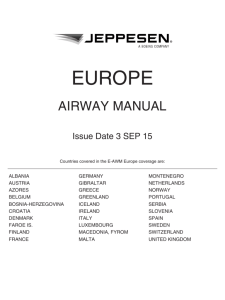 Europe Airway Manual: Enroute Data & Procedures