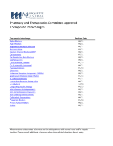Therapeutic Interchanges - Marquette General Health System