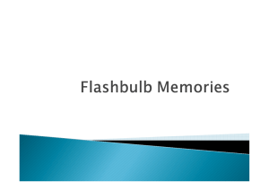 Flashbulb Memories & Warhol: Art Project