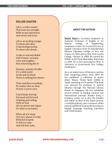 roller coaster - The Dawn Journal