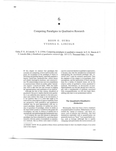 Qualitative Research Paradigms: A Comparative Analysis
