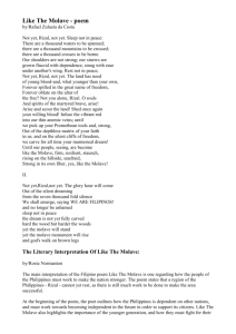 Like The Molave - poem