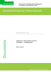 Violencia en América Latina y el Caribe: Bibliografía