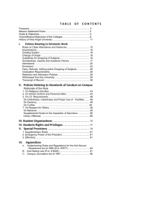 Holy Angel University Student Handbook