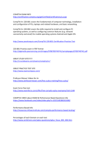 CompTIA A+ Exam Resources: Study Guides & Practice Tests