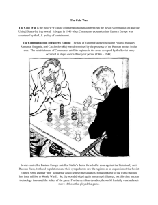 Cold War Notes: Origins, Key Events, and Players