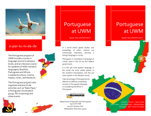 Portuguese at UWM - pantherFILE