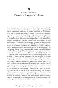 Women in Fitzgerald's Fiction: Flappers & Modernity