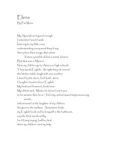 Elena by Pat Mora: Poem & Bilingual Education Analysis
