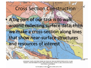 Cross Section Construction: Apparent Dip & Geology