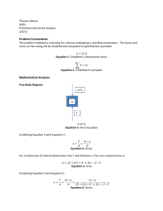Preliminary Structural Analysis