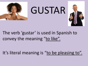 Learn Spanish: Using the Verb 'Gustar' (To Like)