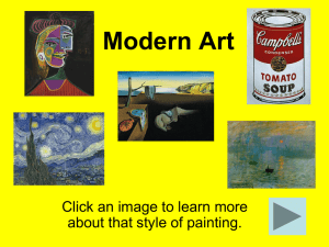 Modern Art Styles: Impressionism to Pop Art