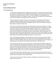 Philippine Literature History: Pre-Colonial to American Era