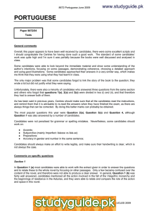 PORTUGUESE www.studyguide.pk