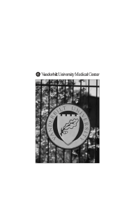 Vanderbilt Medical Center Bulletin 2000/2001