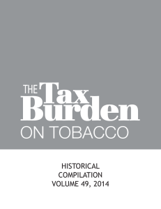 Tobacco Tax Burden: Historical Data & Analysis (2014)