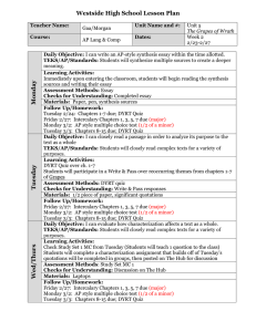 AP Lang 2/23-27